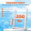 VEVOR Removable Dock Ladder 4 Steps, 350 lbs Load Capacity, Pontoon Boat Ladder with 4'' Wide Step & Nonslip Mat for Ship/Lake/Pool/Marine Boarding view 3
