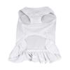 Funny Corgi Dog Sundress - Unique Design Dog Dress Shirt - Cartoon Dog Clothing - White, L view 2