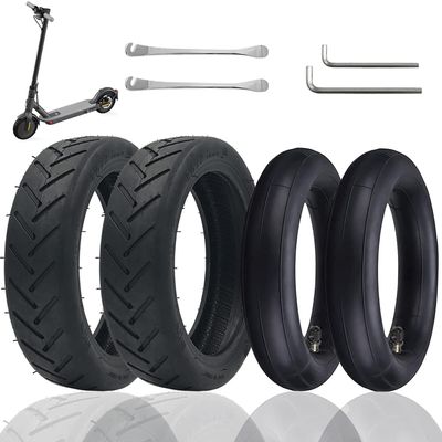 Cooryda 8.5'' Tire&Tube,8 1/22 Electric Scooter Tire Replacement Wheels for Gotrax Gxl V2/Xiaomi M365,8.5x2 Spare Wheel Tires for Front Rear Replacement Tires Durable Butyl Rubber Tire2inner+2outer