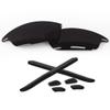 Forobb 1.6MM Polarized Replacement Lenses & Rubber Kits for Oakley Fast Jacket OO9097 Sunglasses - Carbon Black - Polycarbonate Polarized view 1