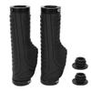 1 Pair Mountain Bikes Handlebar Grips, Rubber Bikes Handlebar Grips, Avoid Slip Bikes Handle Bar Grips, for Long-Lasting Bikes Hand Bar End Grips for All Regular Handlebars(Black) view 1