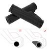 1 Pair Mountain Bikes Handlebar Grips, Rubber Bikes Handlebar Grips, Avoid Slip Bikes Handle Bar Grips, for Long-Lasting Bikes Hand Bar End Grips for All Regular Handlebars(Black) view 2