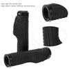 1 Pair Mountain Bikes Handlebar Grips, Rubber Bikes Handlebar Grips, Avoid Slip Bikes Handle Bar Grips, for Long-Lasting Bikes Hand Bar End Grips for All Regular Handlebars(Black) view 3
