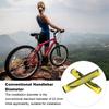 1 Pair Bikes Handlebar Grips, Soft TPE Rubber Bikes Hand Bar End Grips, Avoid Slip Mountain Bikes Handle Bar Grips, Bikes Rubber Handlebar Grips for Fixed Gear Bicycle(Yellow) view 3
