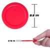 4-Pack 3.25-Inch Air Hockey Pucks - Professional, Durable Pucks for Large Tables - Compatible with Standard Pushers and Goals - Best Air Hockey Accessories for Fun and Entertainment by INSCOOL view 3