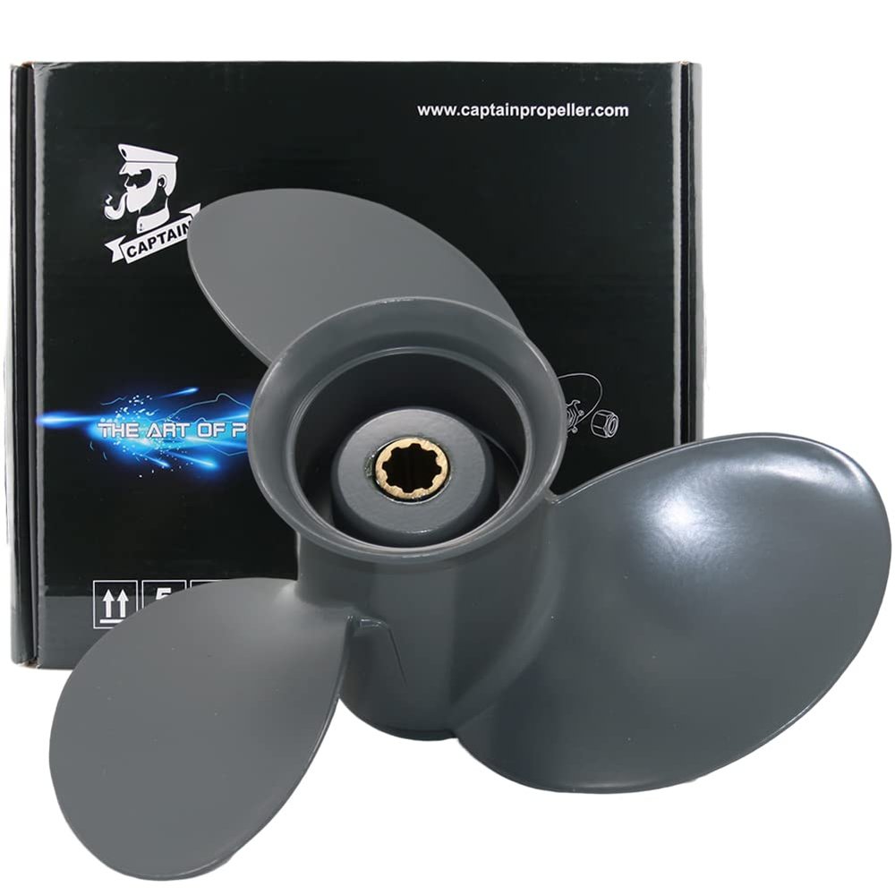 Boatman 9 1/4x11 Aluminum Outboard Propeller fit Honda Motor Engines 8/9.9/15/20 Hp,8 Spline Tooth,RH