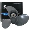 Boatman 9 1/4x11 Aluminum Outboard Propeller fit Honda Motor Engines 8/9.9/15/20 Hp,8 Spline Tooth,RH view 1