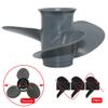 Boatman 9 1/4x11 Aluminum Outboard Propeller fit Honda Motor Engines 8/9.9/15/20 Hp,8 Spline Tooth,RH view 2