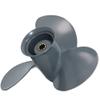 Boatman 9 1/4x11 Aluminum Outboard Propeller fit Honda Motor Engines 8/9.9/15/20 Hp,8 Spline Tooth,RH view 3