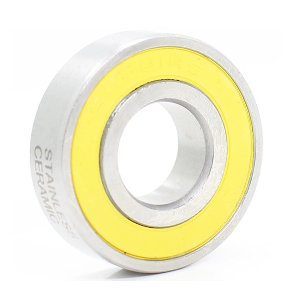 2pcs Stainless Bearing, 12 * 28 * 8 Mm Bicycle Hub Front Rear Hubs Wheel 12 28 8 Ceramic Balls Bearings