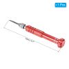 PATIKIL Badminton Grommet Remover, Stainless Steel Racquet Eyelets Nail Cone Badminton Racket Tool Accessory, Red view 2