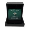 Cross Dancing Necklace Luxury Box Bonus Mom Gift, Special Moments, Cross Dancing Necklace for Stepmother, Mother's Day, Birthday, from Son, Daughter view 1
