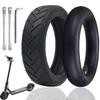 Cooryda 8.5'' Tire&Tube, 8 1/22 Electric Scooter Tire Replacement Wheels for Gotrax Gxl V2/Xiaomi M365,8.5x2 Spare Wheel Tires for Front Rear Replacement Tires Durable Butyl Rubber Tiresinner+outer view 1