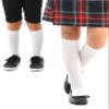 Hugh Ugoli Girls Boys Kids School Uniform Long Dress Socks, Extremely Soft, Comfortable, Rayon derived from Bamboo, Chemical-Free, 6 Pairs White | 5-6 Years view 1