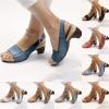 OMIREL Women's Comfortable Walking Sandals with Arch Support Orthotic Sandals Wedge Sandals Ankle Strap Open Toe Summer Sandal Anti-Slip Breathable Sandal Slip on Flip Flops,Brown,US6/EU37 view 4