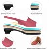 OMIREL Women's Comfortable Walking Sandals with Arch Support Orthotic Sandals Wedge Sandals Ankle Strap Open Toe Summer Sandal Anti-Slip Breathable Sandal Slip on Flip Flops,Black,US4/EU35 view 3