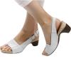 OMIREL Women's Comfortable Walking Sandals with Arch Support Orthotic Sandals Wedge Sandals Ankle Strap Open Toe Summer Sandal Anti-Slip Breathable Sandal Slip on Flip Flops,Black,US7/EU38 view 2
