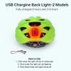 Bike Helmet Adult Urban:Bicycle Helmet for Men Women with USB Charge Detachable Taillight Helmets for Commuter Cycling Scooters view 4