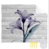 Beach Blanket, Abstract Transparent Purple Lilies Wood Grain Beach Mat 95"x80" Large Picnic Blanket,Sandproof Waterproof Outdoor Beach Blankets for Travel Camping Hiking Beach Vacation view 1