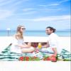 Beach Blanket, Merry Christmas Xmas Tree Snowman Red Black Plaid Beach Mat 108"x84" Large Picnic Blanket,Sandproof Waterproof Outdoor Beach Blankets for Travel Camping Hiking Beach Vacation view 4