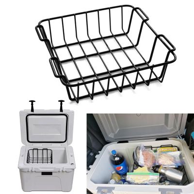 12.5" long Cooler Basket for Yeti Tundra 50&65, lgloo 52QT, Ozark Trail 52QT, Pelican Elite (45 & 70)etc,Stainless Steel Storage Dry-Goods Basket Suitable for coolers with all internal diameters 12.5"