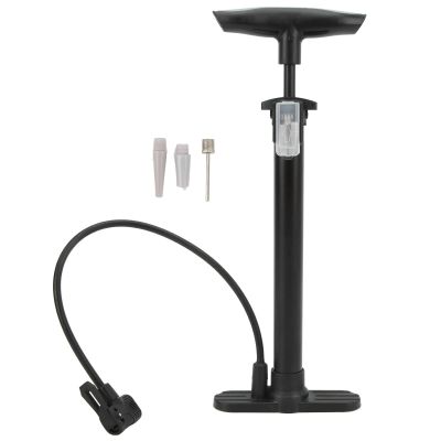 Yuecoom Bicycle Pump, Multifunctional High Pressure Portable Floor Bike Tire Pump Hand Air Pump for Electric Bike Motorcycle Car Swimming Ring Inflator