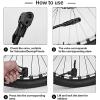 Yuecoom Bicycle Pump, Multifunctional High Pressure Portable Floor Bike Tire Pump Hand Air Pump for Electric Bike Motorcycle Car Swimming Ring Inflator view 4