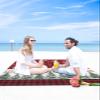 Beach Blanket, Christmas Tres Snowman Snowflake Black and Red Plaid Buffalo Beach Mat 108"x84" Large Picnic Blanket,Sandproof Waterproof Outdoor Beach Blankets for Travel Camping Hiking Beach Vacation view 4