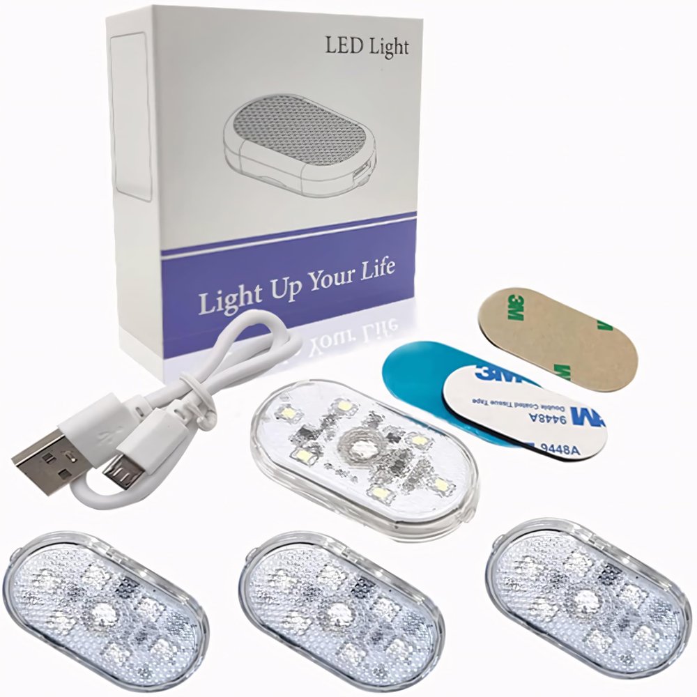 4 Pieces LED Skateboard Lights Underglow, Skateboard Accessories Gift, Perfect LED Longboard Lamp or Scooter Light for Night Riding for Skating Shoes