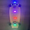 4 Pieces LED Skateboard Lights Underglow, Skateboard Accessories Gift, Perfect LED Longboard Lamp or Scooter Light for Night Riding for Skating Shoes view 2