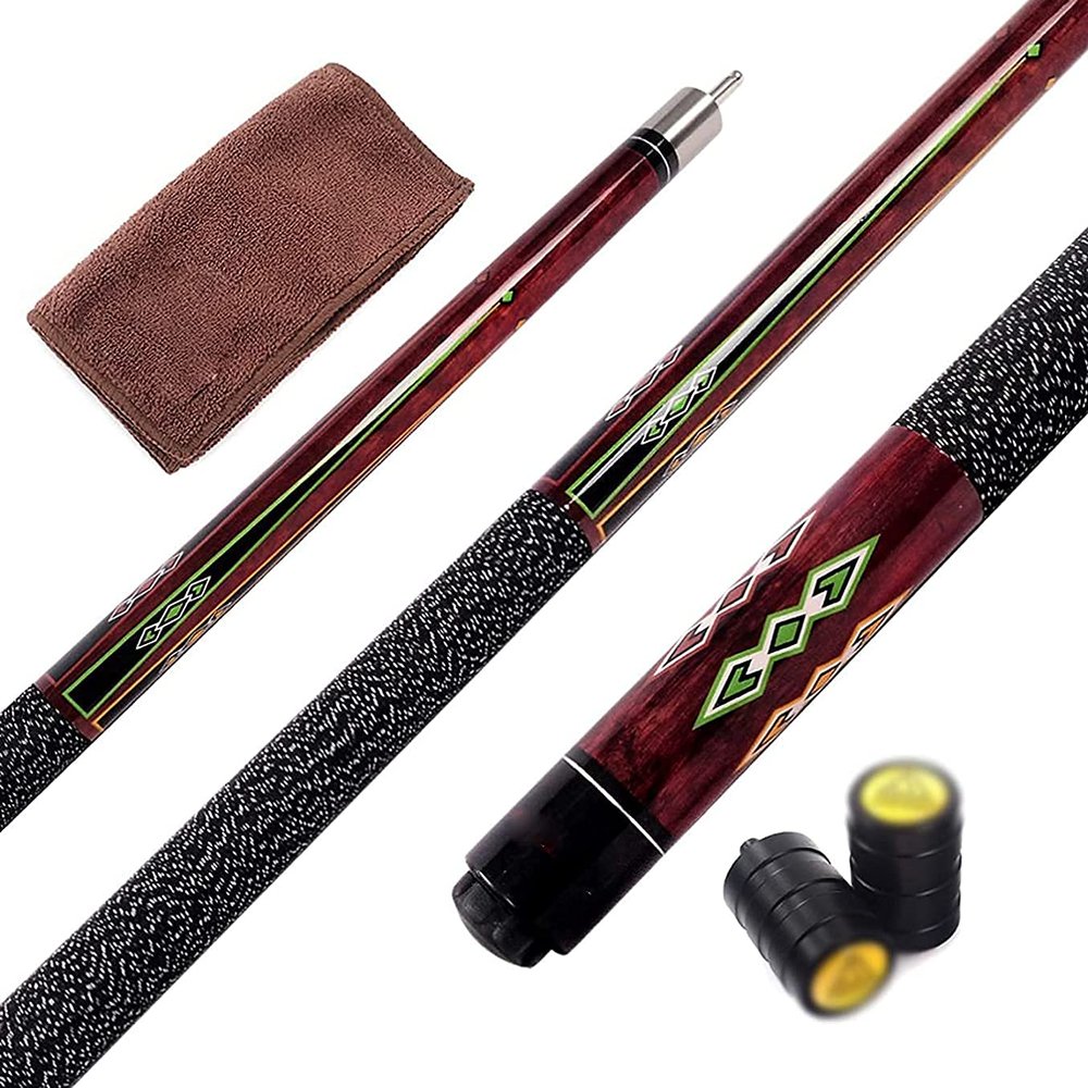 ACDWSXRT Billiards House cues cue Stick 57 Inch Billiard Pool Cue 13 Mm Pool Cue Head Canadian Maple Wood 1/2 Jointed Pool Cue Stick