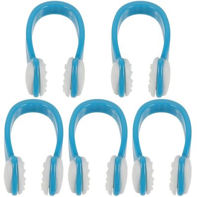 Healeved 5pcs Swimming Nose Clip for Boy Girl Adults Silicone Nose for Swimming Diving and Water Sports Comfortable Non- Design for Peacock
