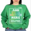 CAOMP Custom Sweatshirt Add Your Own Text Logo Photo Personalized Design Your Own Pullover Front Back Side view 1