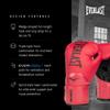 Everlast Elite 2 Boxing Gloves | Pro Training & Heavy Bag Gloves | Men & Women | Ventilated Palm | Multi-Layer Protection | Red, 12 oz view 3