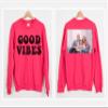 CAOMP Custom Sweatshirt Add Your Own Text Logo Photo Personalized Design Your Own Pullover Front Back Side view 3