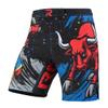 Roar Kids Mixed Martial Arts MMA Shorts BJJ Cross Training Gym Boxing Grappling Kickboxing Muay Thai Workout Shorts (Y-XLarge, Bull) view 2