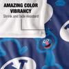 Brigham Young University Blanket, 36"x58" Logo & Grover Pattern Silky Touch Super Soft Throw Blanket view 4