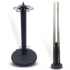 9TH SHOP Pool Stick Holder, Pool Cue Rack, Pool Cue Holder Floor Stand, Stand Style Metal Billiard Cue Racks, Holds 6 Pool Cue Sticks