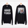 CAOMP Custom Sweatshirt Add Your Own Text Logo Photo Personalized Design Your Own Pullover Front Back Side view 3