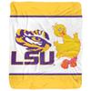 Louisiana State University x Sesame Street Blanket, 50"x60" Primary Logo & Big Bird Silky Touch Sherpa Back Super Soft Throw Blanket view 2