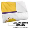 Louisiana State University x Sesame Street Blanket, 50"x60" Primary Logo & Big Bird Silky Touch Sherpa Back Super Soft Throw Blanket view 3