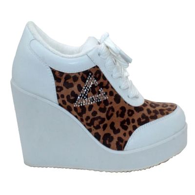 Volatile Cash Suede High Bottom W Leopard Print, Color: Leopard, Size: 10 (PV205-LEOP-10)