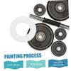 BESPORTBLE Cast Weight Lifting Plate Barbell and Dumbbell Grip Accessory for Strength Training Workouts Design view 2