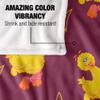 Arizona State University x Sesame Street Blanket, 50"x60" Logo & Big Bird Pattern Silky Touch Super Soft Throw Blanket view 4