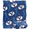 Brigham Young University x Sesame Street Blanket, 50"x60" Logo & Grover Pattern Silky Touch Super Soft Throw Blanket view 1