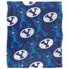 Brigham Young University x Sesame Street Blanket, 50"x60" Logo & Grover Pattern Silky Touch Super Soft Throw Blanket view 2