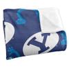 Brigham Young University x Sesame Street Blanket, 50"x60" Logo & Grover Pattern Silky Touch Super Soft Throw Blanket view 3