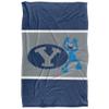 Brigham Young University Blanket, 36"x58" Primary Logo & Grover Silky Touch Super Soft Throw Blanket view 2