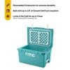 RTIC 45 QT Ultra-Tough Cooler Hard Insulated Portable Ice Chest Box for Beach, Drink, Beverage, Camping, Picnic, Fishing, Boat, Barbecue, Lagoon view 3
