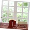 SHOWERORO Compact Eyeglass Holder Stand Plush Lining Double Eyeglass Showcase for Home Office Glasses Storage Holder view 2
